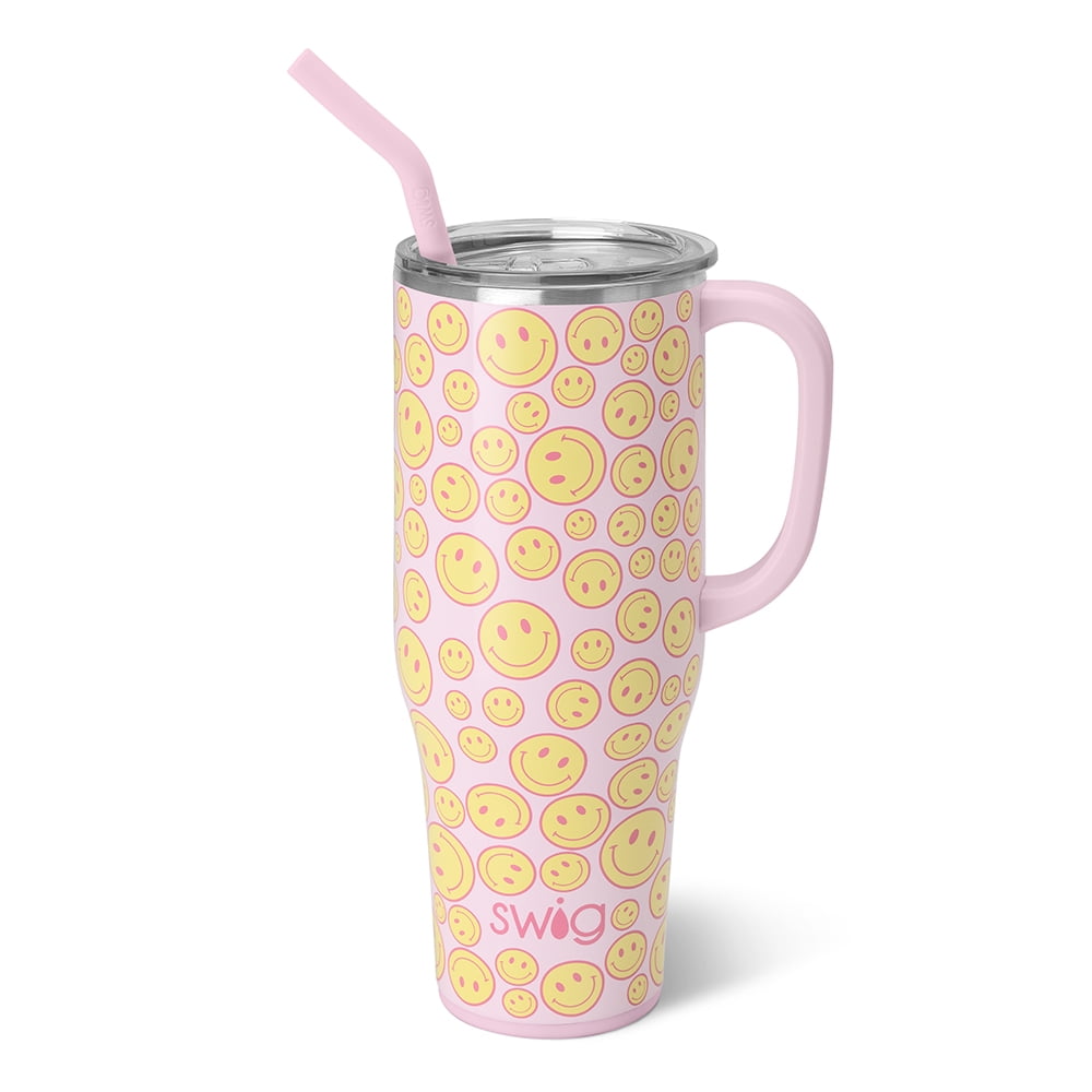 Swig Life 40oz Mega Mug | Insulated Stainless Steel Tumbler with Handle | Over The Rainbow - Tumbler