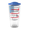 Tervis Air Force Fly Fight Win Made in USA Double Walled  Insulated Tumbler Travel Cup Keeps Drinks Cold & Hot, 24oz, Classic