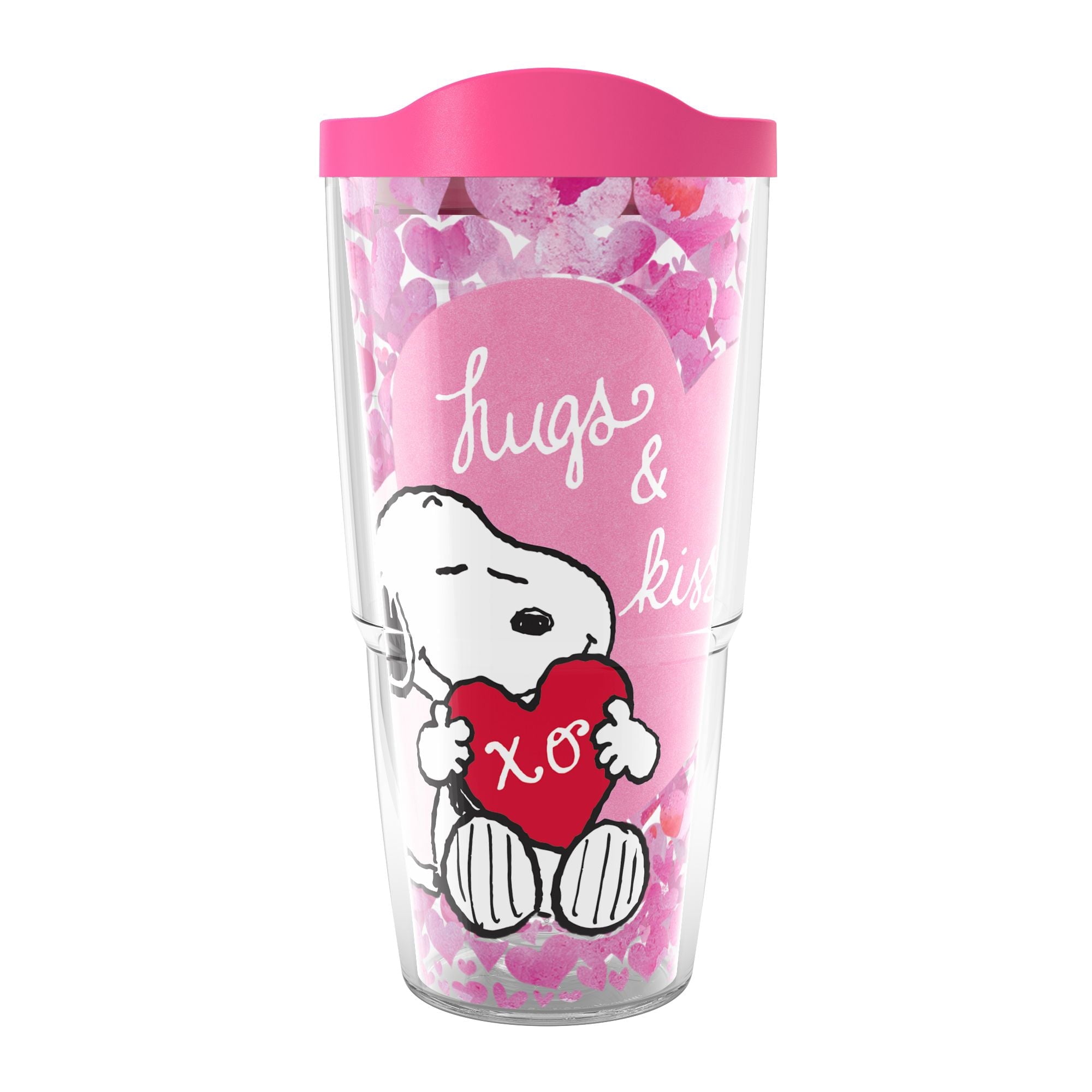Tervis Peanuts - Snoopy Valentine's Day Hugs Made in USA Double Walled  Insulated Tumbler Travel Cup Keeps Drinks Cold & Hot, 24oz, Classic