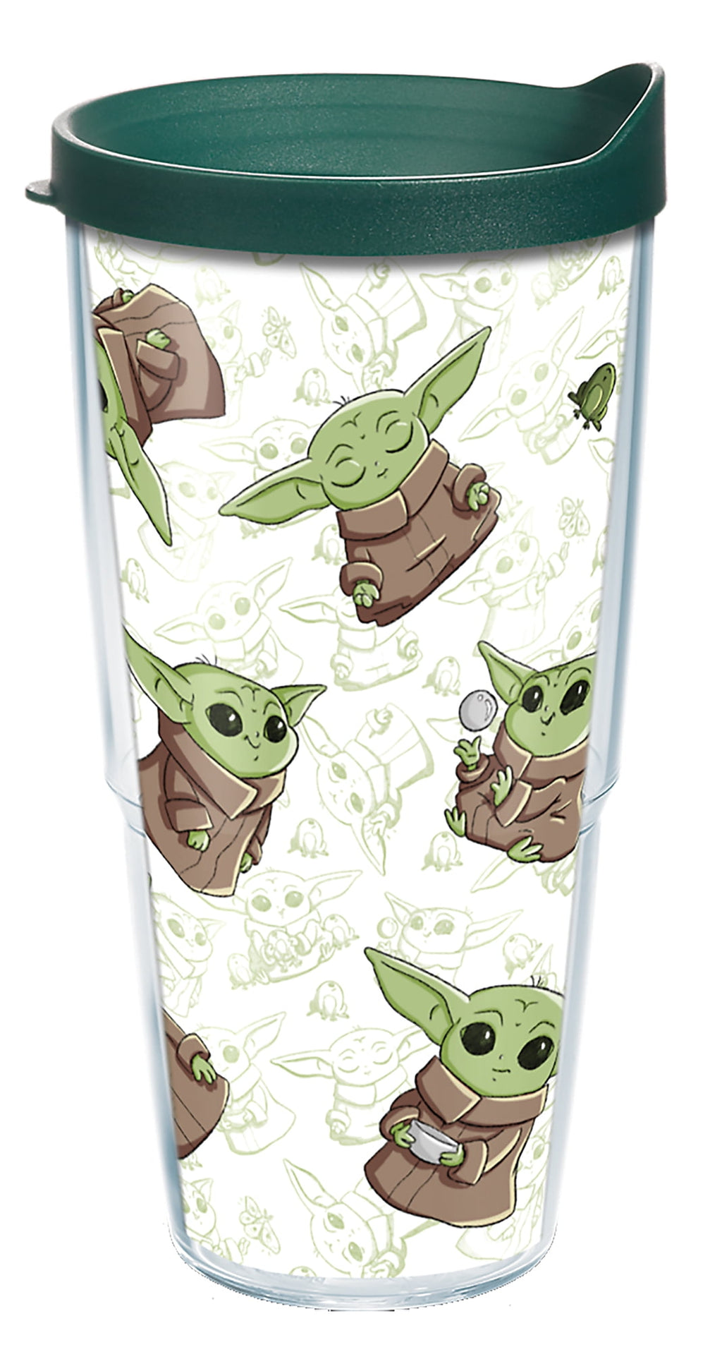 Tervis Star Wars - The Mandalorian Child Playing Made in USA Double Walled  Insulated Tumbler Travel Cup Keeps Drinks Cold & Hot, 24oz, Classic