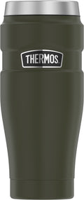 Thermos Stainless King Vacuum Insulated Stainless Steel Tumbler 16Oz Matte Rustic - Insulated Travel Tumbler Cup