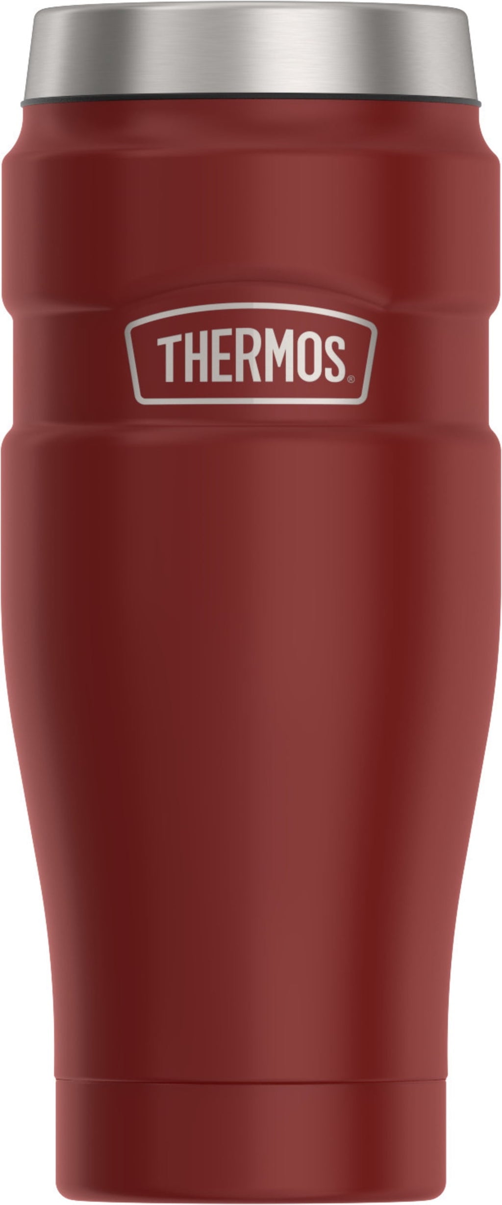 Thermos Stainless King Vacuum Insulated Stainless Steel Tumbler, 16oz, Matte Rustic Red