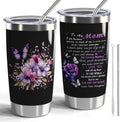 40oz Sunflower Tumbler with Handle and Straw, Shiny Stainless Steel Insulated Cup with Lid and Straw, Travel Coffee Mug Water Bottle, Birthday Mothers Day Gifts for Women Men Flowers Lovers - Insulated Tumbler