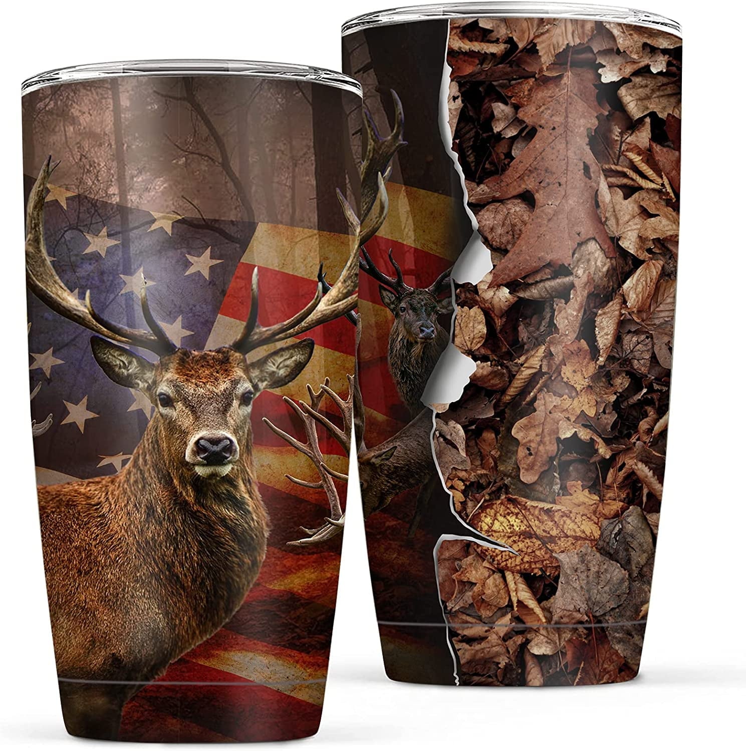 Tumbler for Men American Flag We The People Patriotic Coffee Tumbler for Mens 20 oz Vacuum Insulated Stainless Steel Travel Mug Gifts - Insulated Tumbler