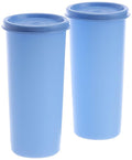 Tupperware Plastic Rainbow Tumbler Set (Colour May Vary, 340ml) - Set of 2