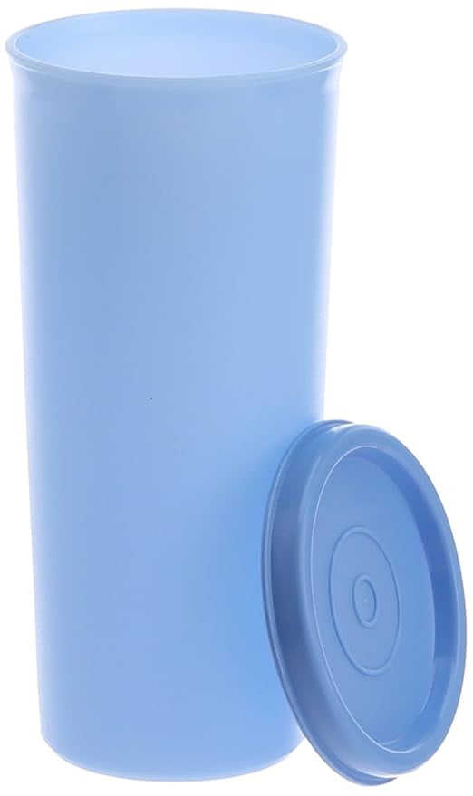Tupperware Plastic Rainbow Tumbler Set (Colour May Vary, 340ml) - Set of 2