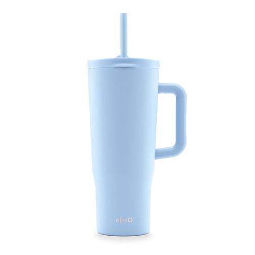 (2 pack) Ello Ultra Clean 40 oz Stainless Steel Tumbler with Handle, Blue
