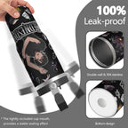 30oz Wednesday Girl Stainless Steel Tumbler with Lid and Straw,Wednesday Stuff Merchandise Spill Proof Travel Cup Double Wall Vacuum Insulated Coffee Mug with Top Handle Black