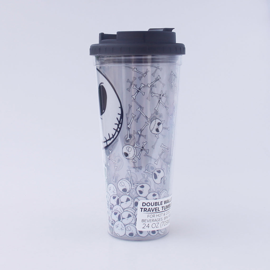 Disney The Nightmare Before Christmas Jack And Skulls Plastic Travel Tumbler