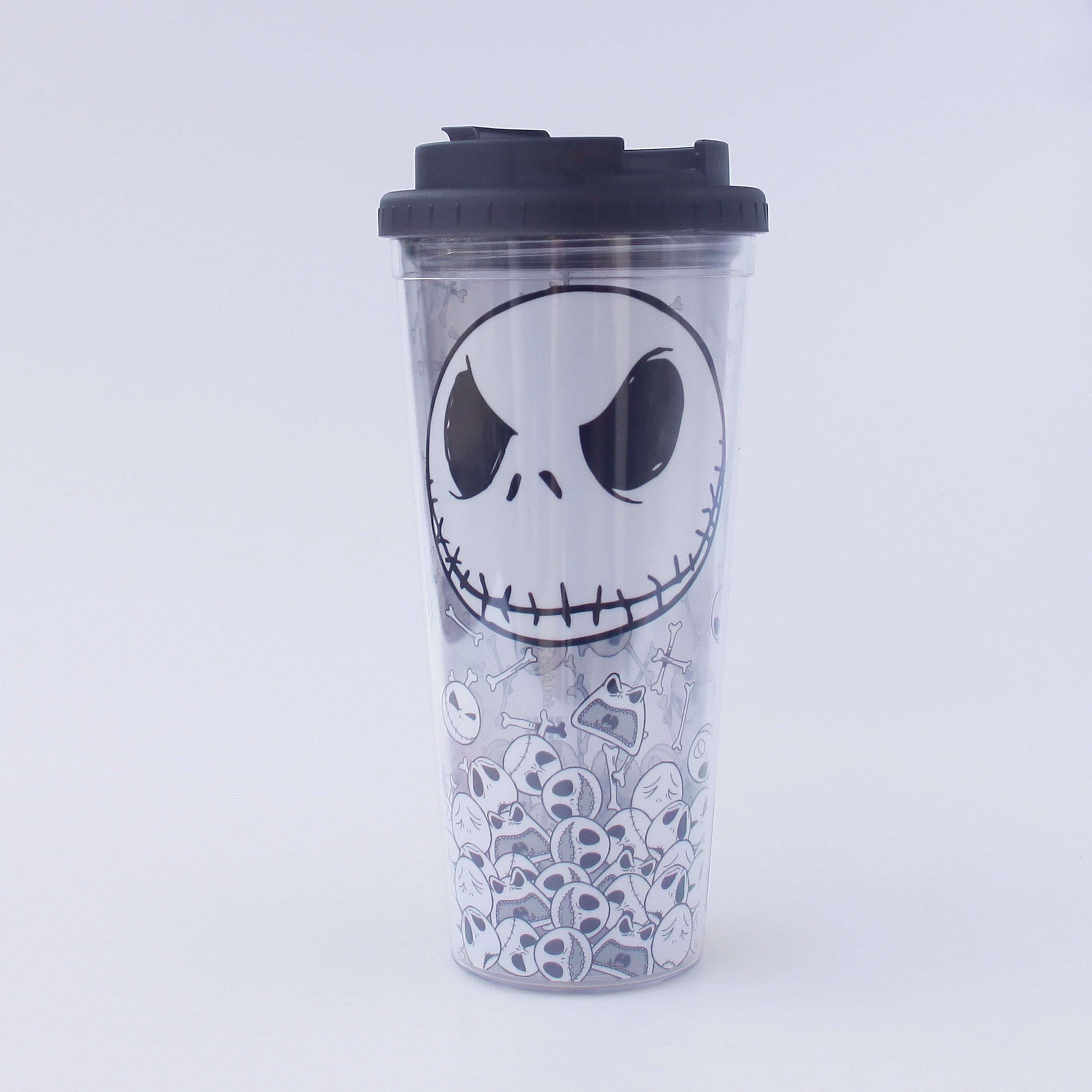 Disney The Nightmare Before Christmas Jack And Skulls Plastic Travel Tumbler