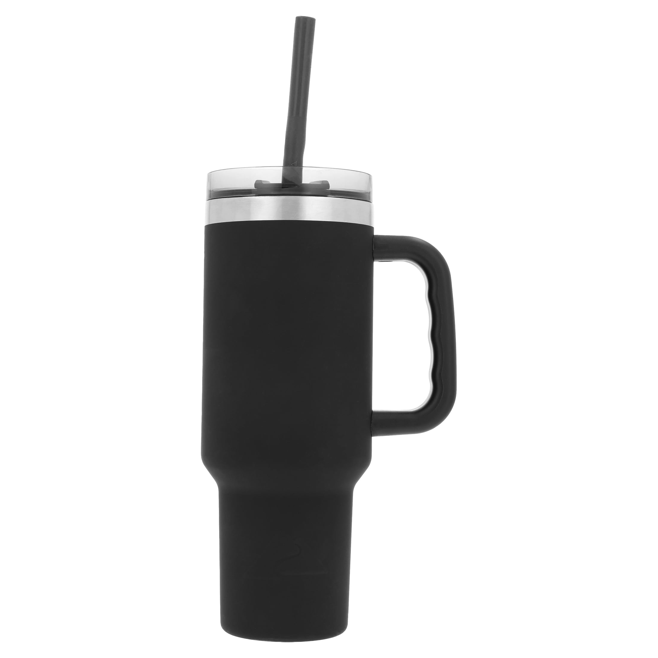 (6 pack) Ozark Trail 40 oz Stainless Steel Insulated Tumbler with Handle, Black