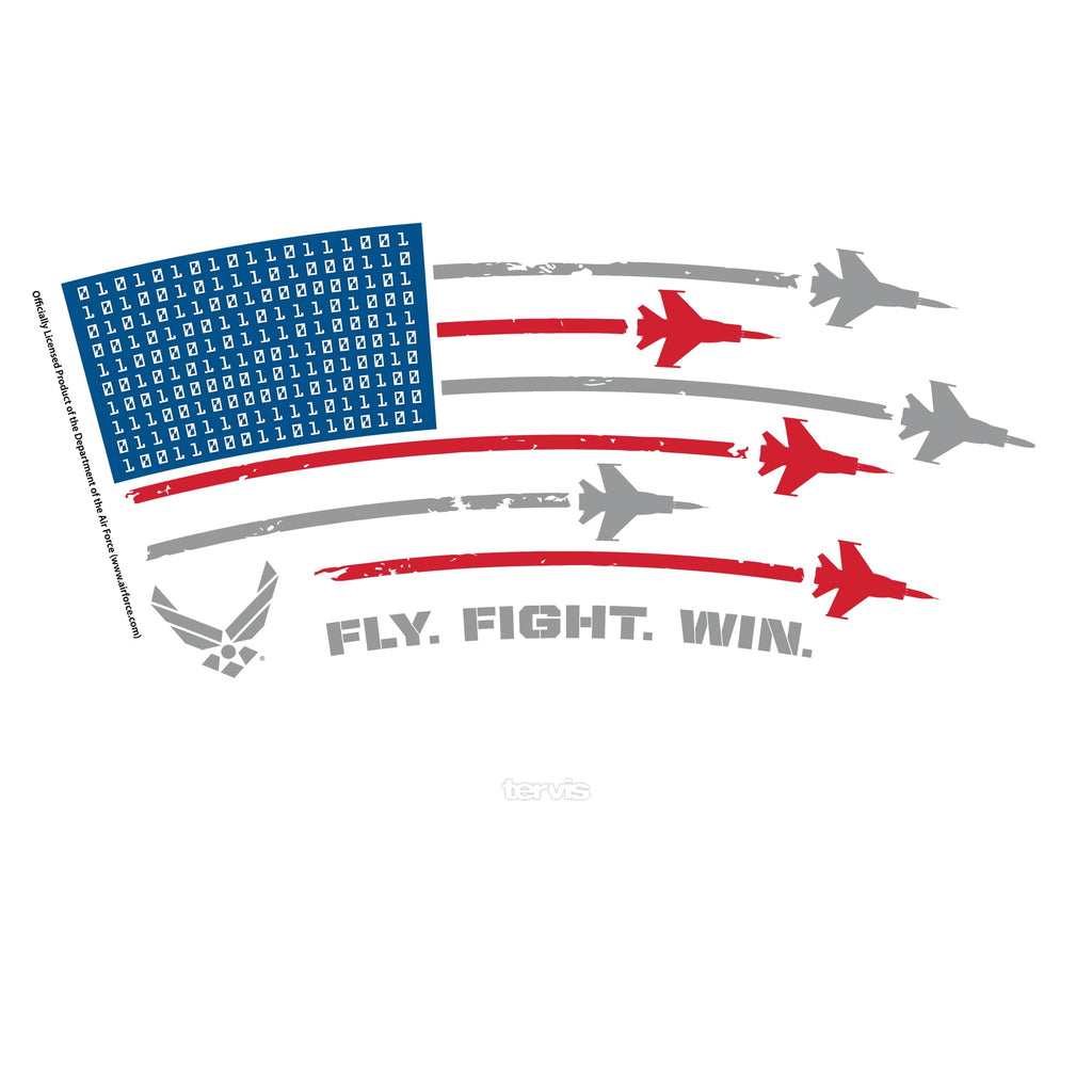 Tervis Air Force Fly Fight Win Made in USA Double Walled  Insulated Tumbler Travel Cup Keeps Drinks Cold & Hot, 24oz, Classic